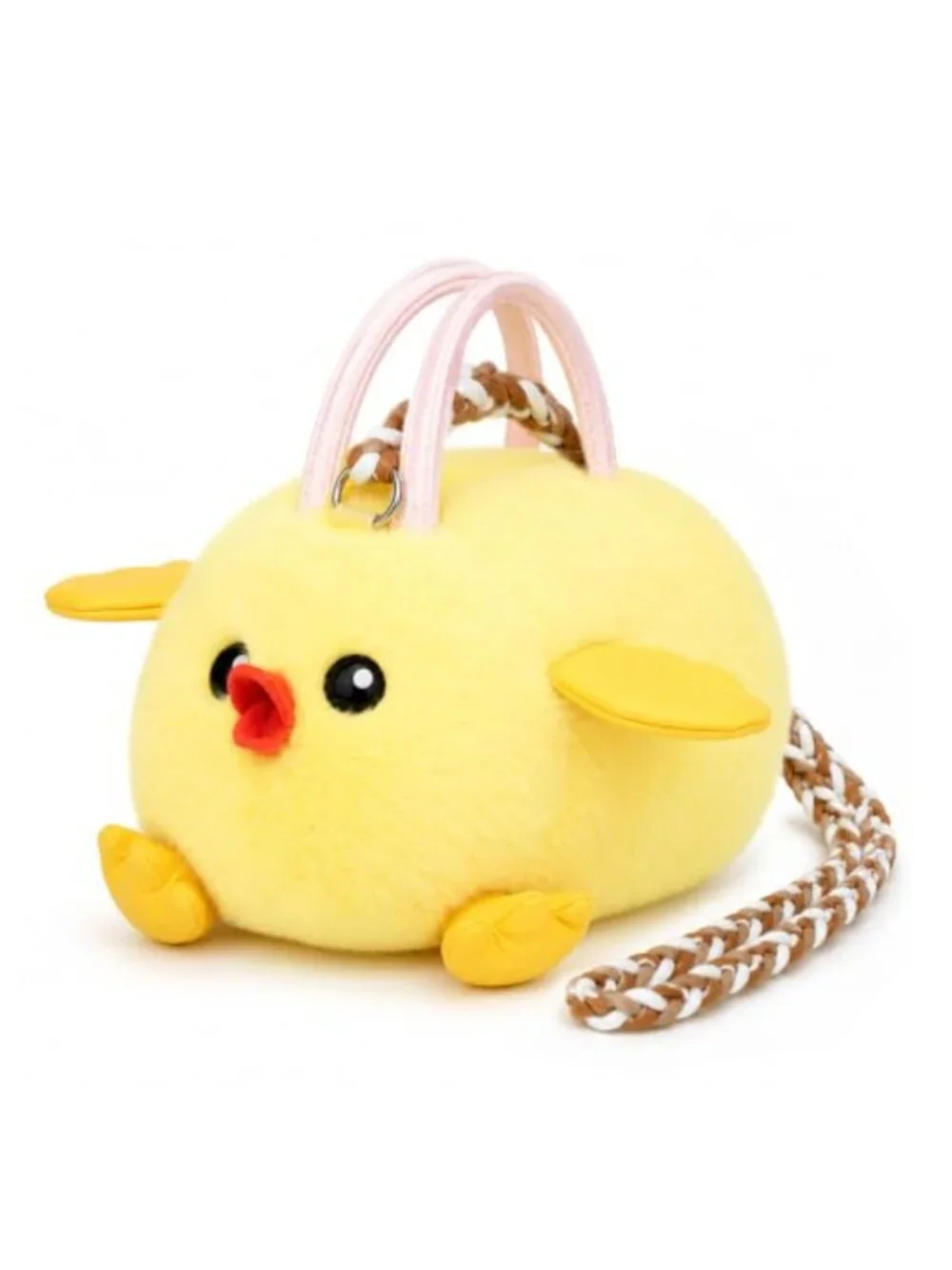 Adorable Chicken Plush Crossbody Purse for Kids, Detachable Strap, Lightweight,